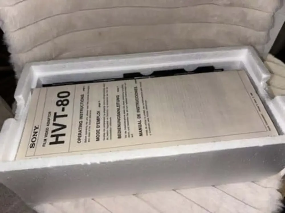 Sony HVT-80 Film Video Adapter, New in Box Made In Japan Complete